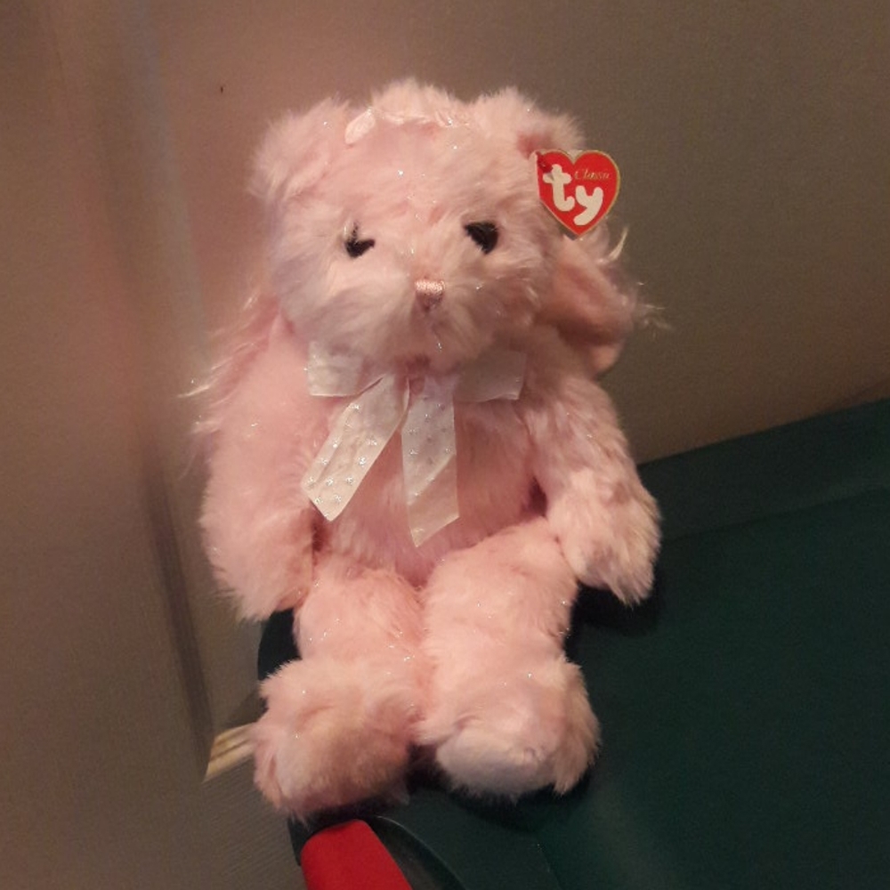 💙TY Classic Faithful Beanie Buddy Angel Bear